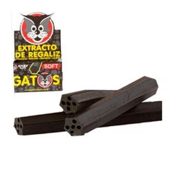 Regaliz negro blando el Gato Soft (40Unidades) de Saet