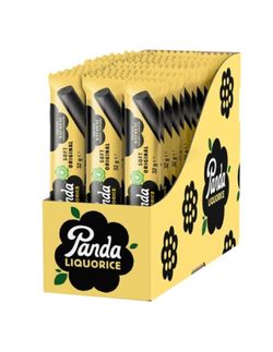 Regaliz Panda Natural negra (36 unidades)