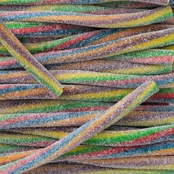 Regaliz Rellenitos Pica Tornado arcoiris (200 unidades) de Fini