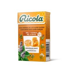 Ricola – Miel y Hierbas, Caramelos Duros, Refresca y Alivia la Garganta y las Vías Respiratorias, con Miel y Mentol, 13 Hierbas Suizas y Aceites Esenciales - Caja 50 g