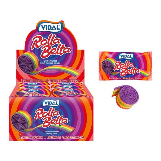 Regaliz Rolla Belta pica multicolor de Fini (24 unidades)