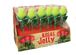 Rosas amarillas de Cool Candies (18 unidades)
