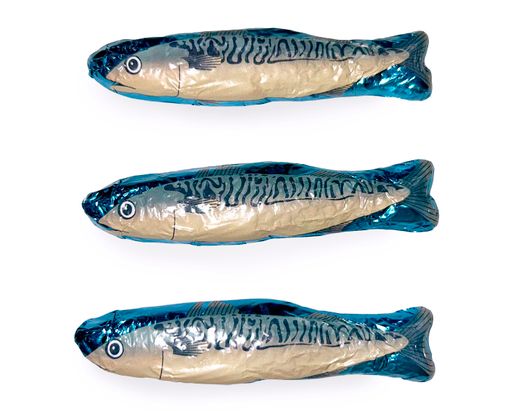 Sardinas de chocolate negro (200 unidades)