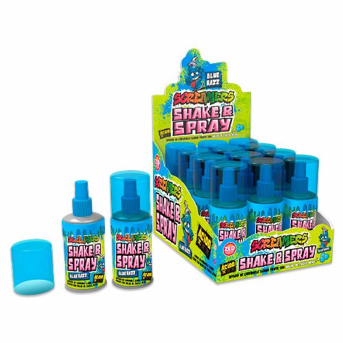 Spray per graffiti Screamers Blue con gomma acida CFV. Spray liquido per caramelle