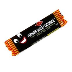 Regaliz negro blando stick (40 unidades) de Halva