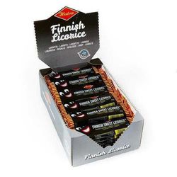 Regaliz negro blando stick (40 unidades) de Halva