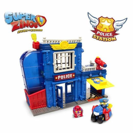 Superzings - Estación de Policía, Con 2 Exclusivas Figuras Superzings
