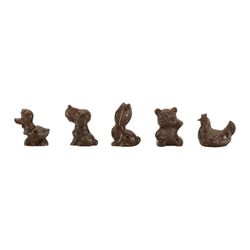Surtido figuras chocolate negro Pascua de 45 gramos de Simon Coll