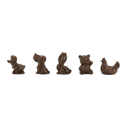 Surtido figuras chocolate negro Pascua de 45 gramos de Simon Coll
