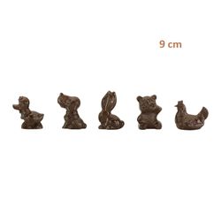 Surtido figuras chocolate negro Pascua de 45 gramos de Simon Coll