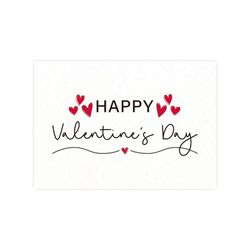 Tarjeta Happy Valentine's day 5x3,5cm.1hj=36u.min5