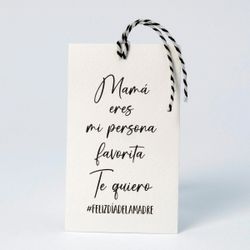 Tarjetón felicitación Dia de la Madre 6x10cm. min.25