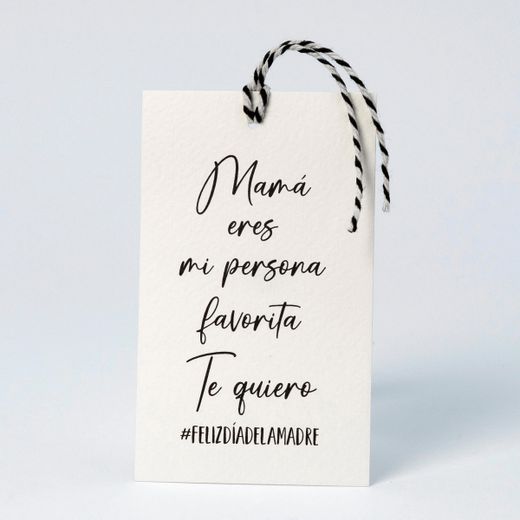 Tarjetón felicitación Dia de la Madre 6x10cm. min.25
