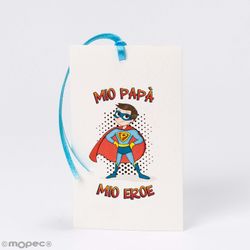 Tarjetón Super Papà 6x10cm. min.25