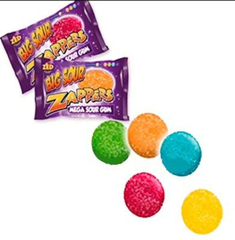 Tarro Chiclet Big Sour Zappers Mega Acido Cfv — Sweet Center