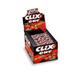 Chiclet Clix Fragola Pva C