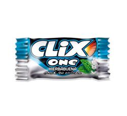 Chicle Clix Hierbabuena (200 unidades). Chicle sin azúcar sabor a Hierbabuena