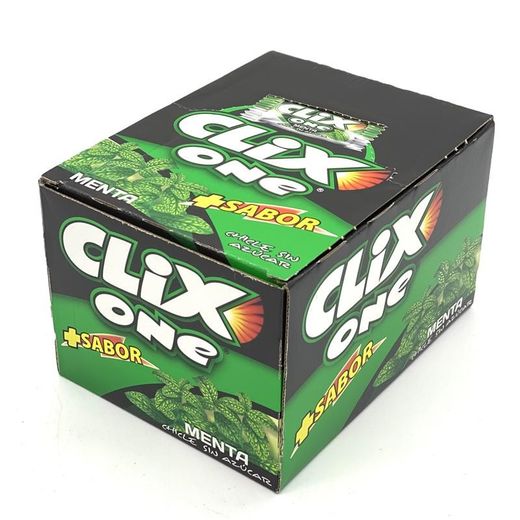 Chicle Clix menta (200 unidades). Chicle sin azúcar sabor a Menta
