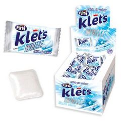 Chiclet Klets weiße Fini