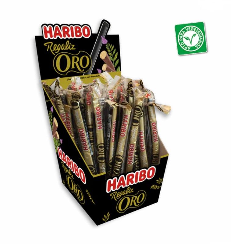 Regaliz negro Oro de Haribo (75 unidades) 75 Unidades