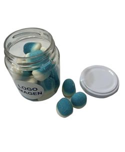 Blue Kisses Bonbonglas