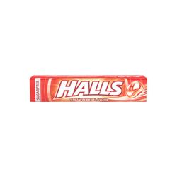 Caramelos Halls Fresa Sin Azúcar (32 gramos) 20 unidades