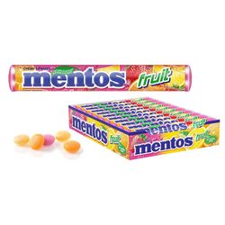 Bocal Mentos Pack Fruits Stick
