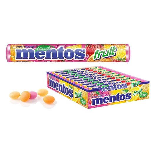 Bocal Mentos Pack Fruits Stick