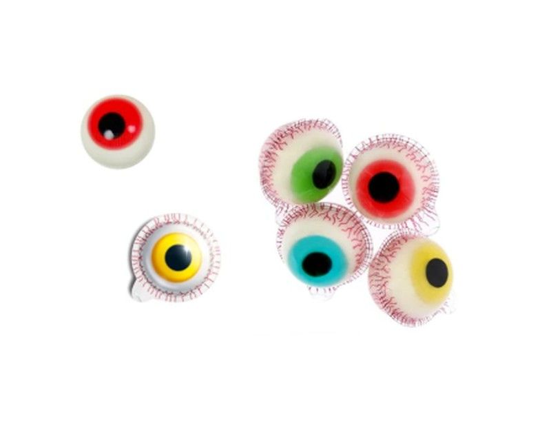 Ojos locos Rellenos  Popeye de Trolli. Golosina de gelatina rellena 42 Unidades