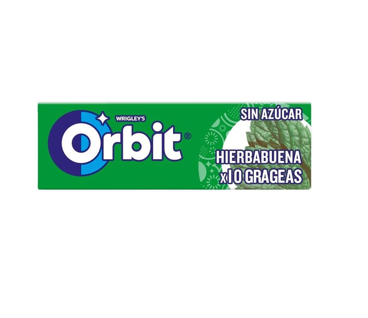 Chicles Orbit Grageas Hierbabuena (30 unidades) Sin Azúcar 15 unidades