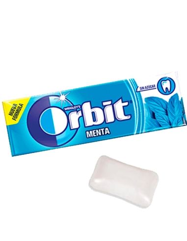 Chicles Orbit Grageas Menta (30 unidades) Sin Azúcar 15 unidades