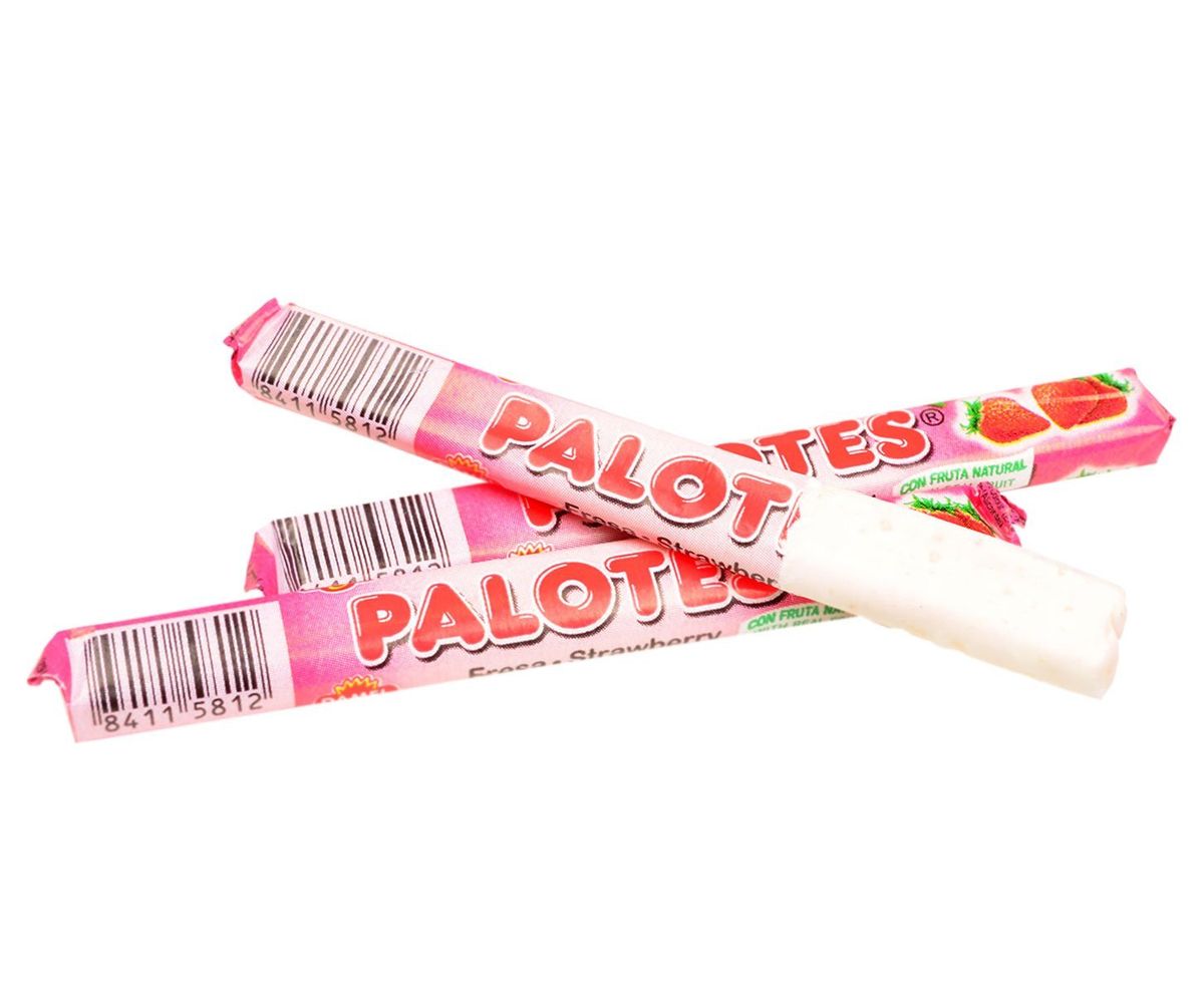 Palotes de fresa (200 unidades) de Damel. Caramelo masticable sabor a fresa 100 unidades