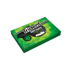 Trident Senses Hierbabuena (12 unidades de 12 chiches). Chicle Sin Azúcar