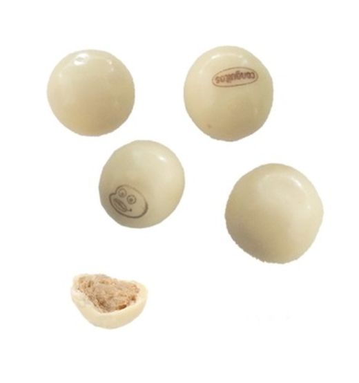 Shocobolas. Bolas de chocolate blanco y galleta de Lacasa (1kg- 215 unidades)