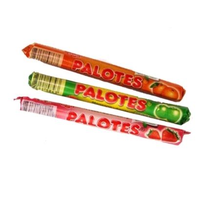 Palotes de frutas (200 unidades) de Damel. Caramelo masticable sabor a frutas 100 unidades
