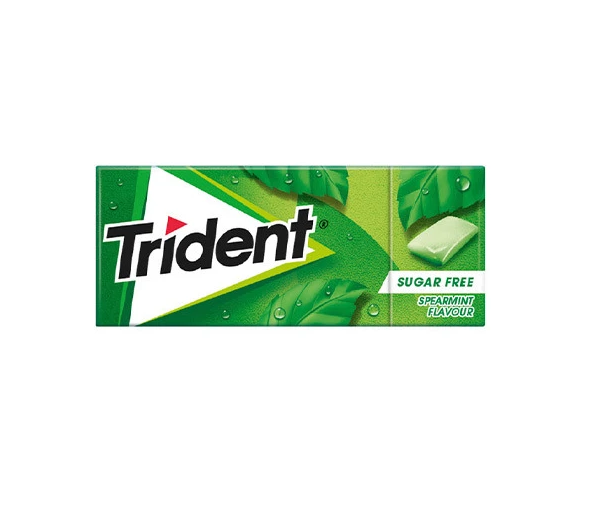 Trident Gragea Hierbabuena (24 unidades). Chicle Sin azucar Hierbabuena 12 Unid