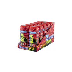 Mentos chicle Fresa Ácida 15 chicles 10 Botes