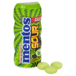 Mentos chicle manzana Ácida 15 chicles 10 Botes