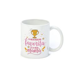 Taza cerámica Mama persona favorita (CAT) en caja regalo