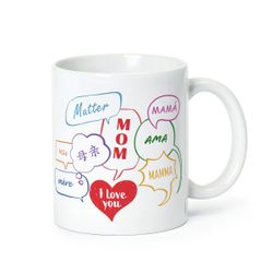 Taza cerámica Mama T'estimo en idiomas