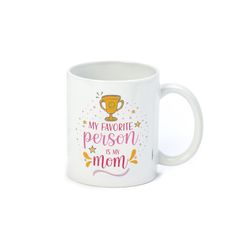 Taza cerámica Mom my favourite con caja regalo