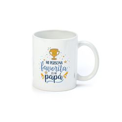 Taza cerámica Papá persona favorita en caja regalo