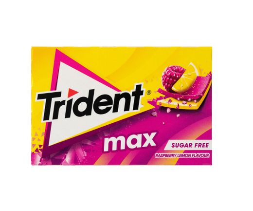 Trident Max Zitrone und Himbeer Teller 12Uds