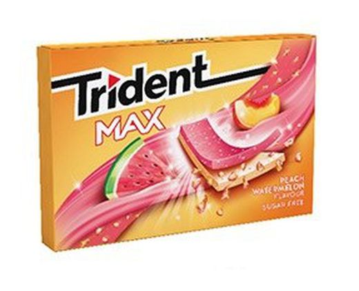Trident Max Feuille Melon Et Pastèque 12Uds