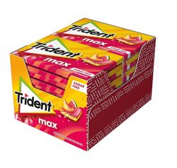 Trident Max Sheet Melon And Watermelon 12Uds