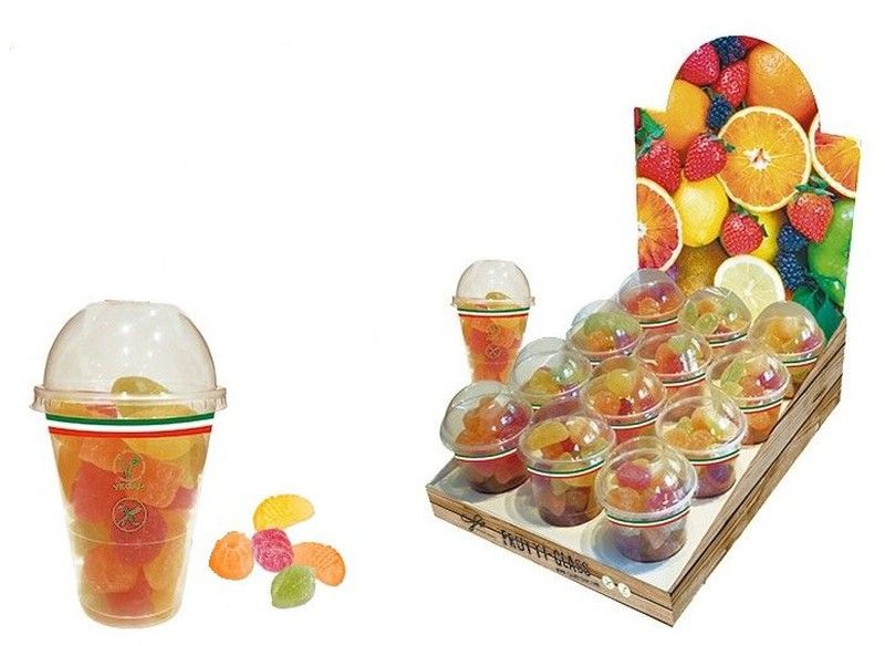 Italienische Obstgläser 12 U Frutti Glas 200 Gr — Sweet Center Online