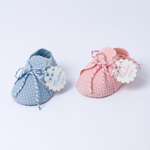 Zapatito de color azul 8,5cm. min.12